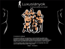 Tablet Screenshot of luxuslanyok.hu